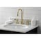 Kingston Brass KS2982BAL Heirloom Widespread Bathroom Faucet W/ Brass Pop-Up, Brass KS2982BAL - alternate 2